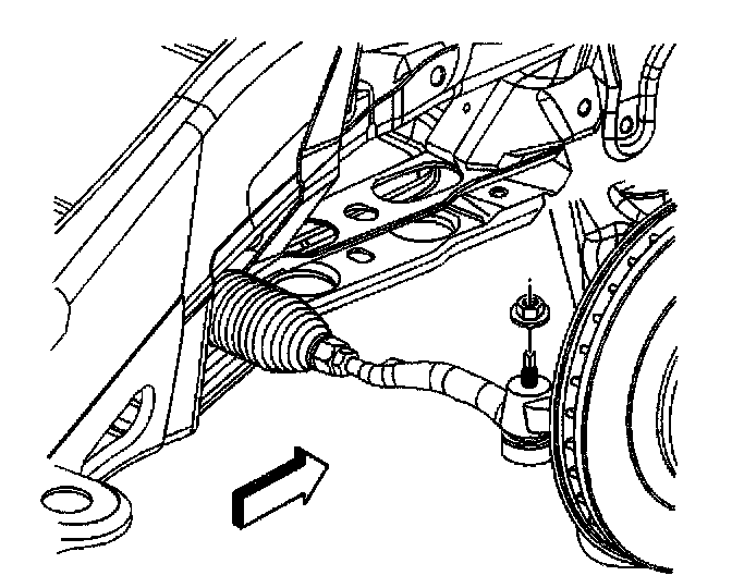 Factory diagram — Front Steering Knuckle