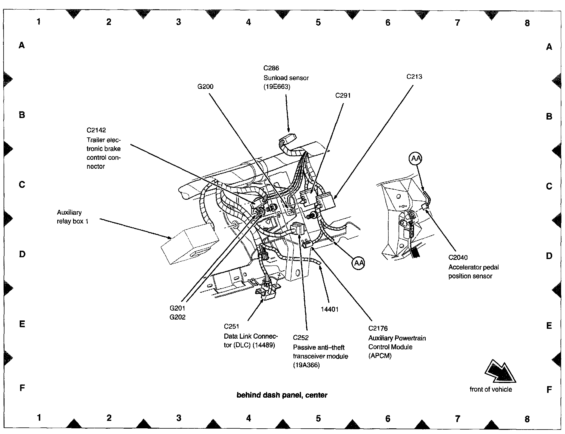 Factory diagram — Engine Control Module