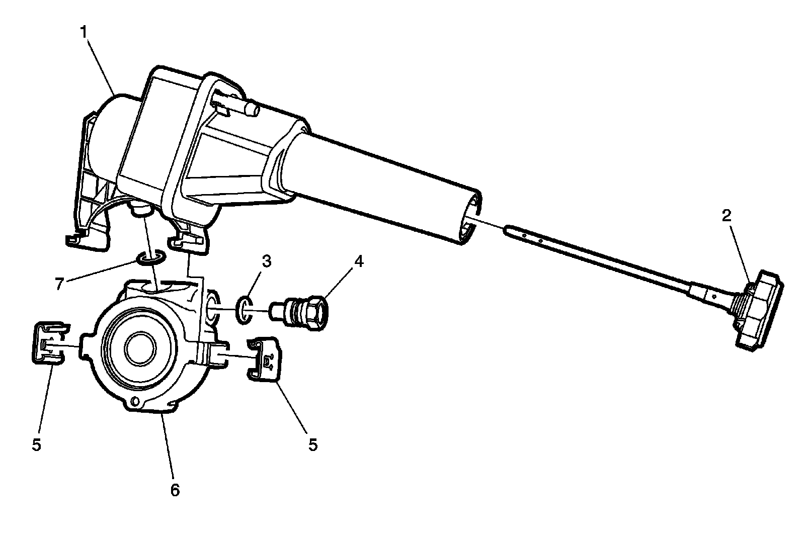 Factory diagram — Power Steering Pump