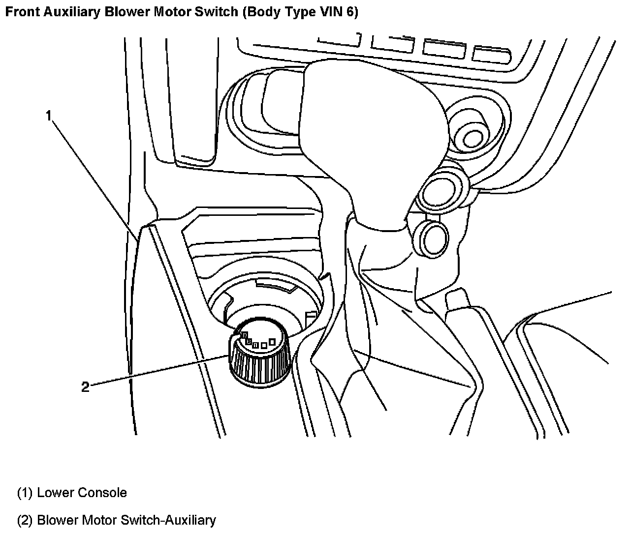 Factory diagram — Blower Motor Switch