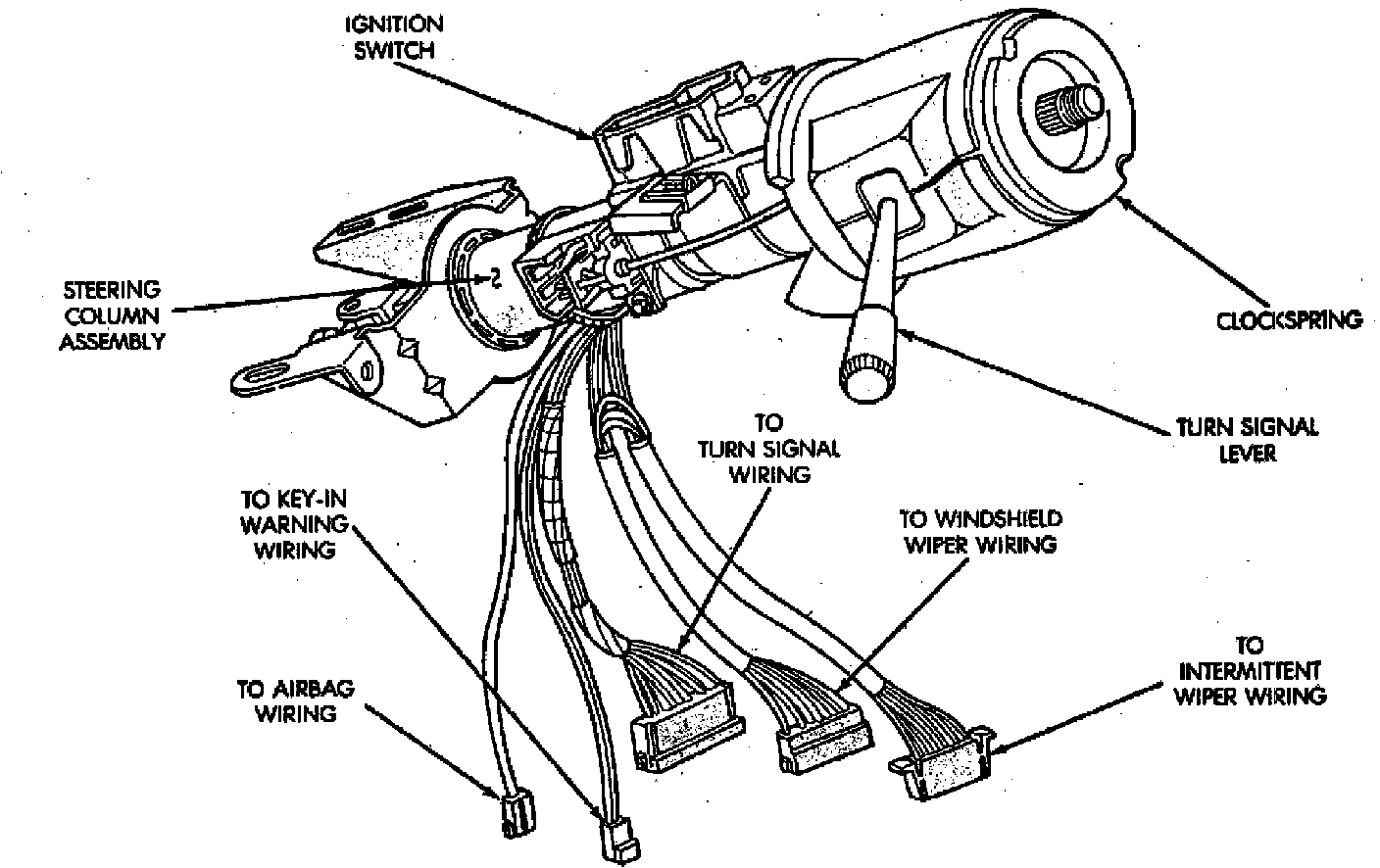 Factory diagram — Ignition Switch