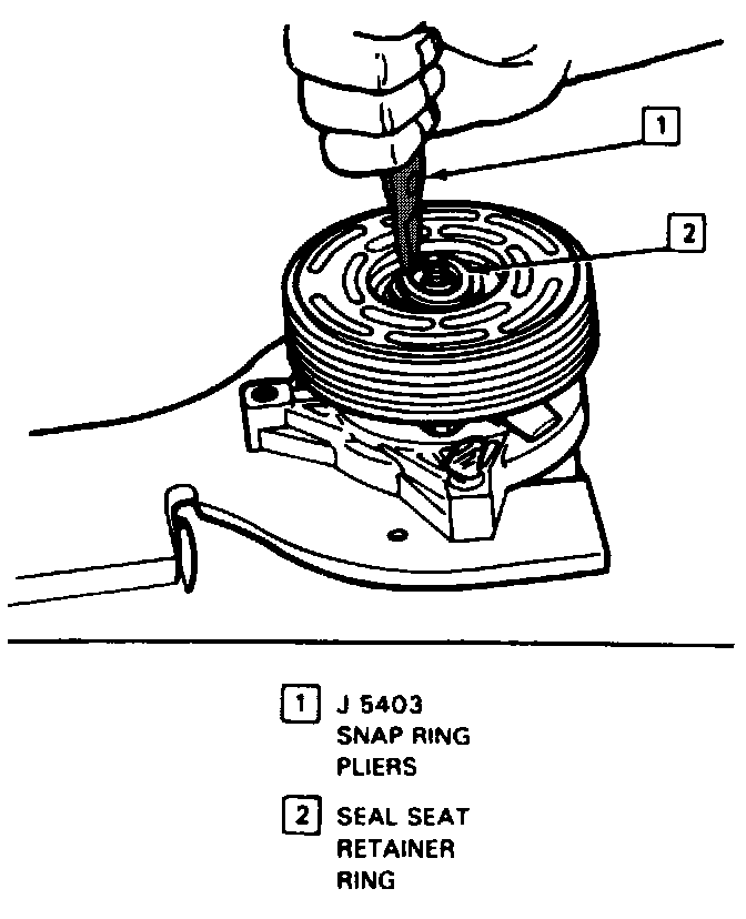 Factory diagram — Compressor Shaft Seal