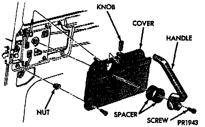 Factory diagram — Sliding Door Latch