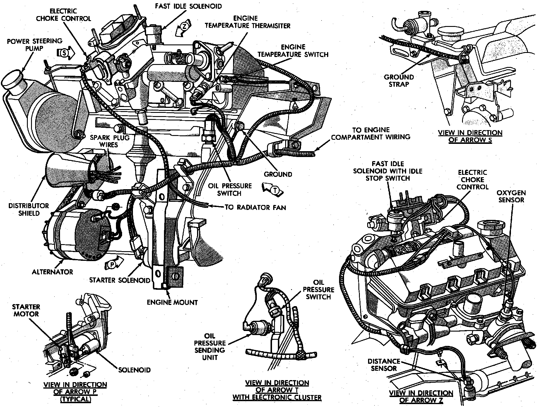 Factory diagram — Oil Pressure Sender