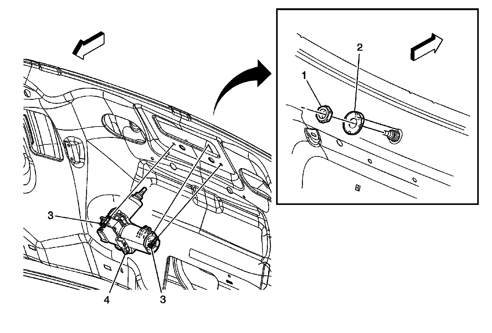 Factory diagram — Wiper Motor