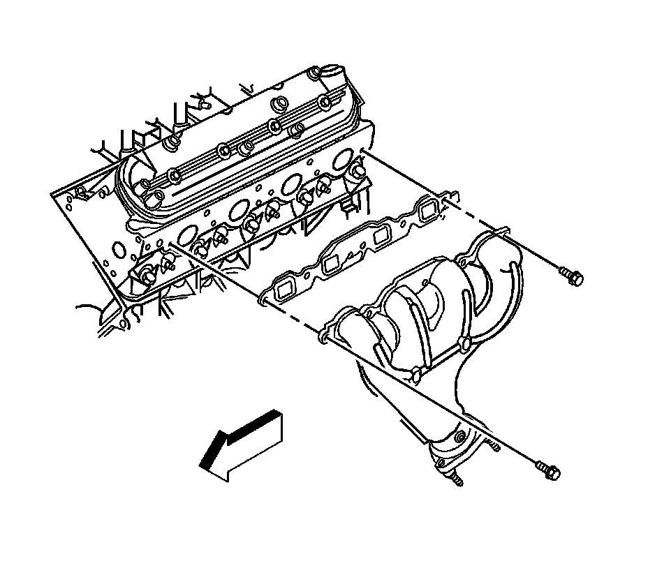 Factory diagram — Exhaust Manifold