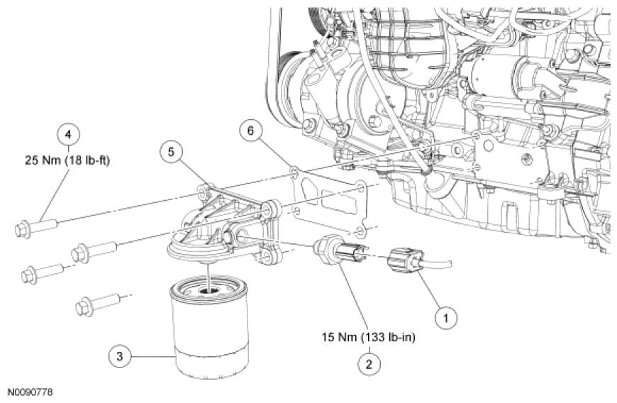 Factory diagram — Oil Pan