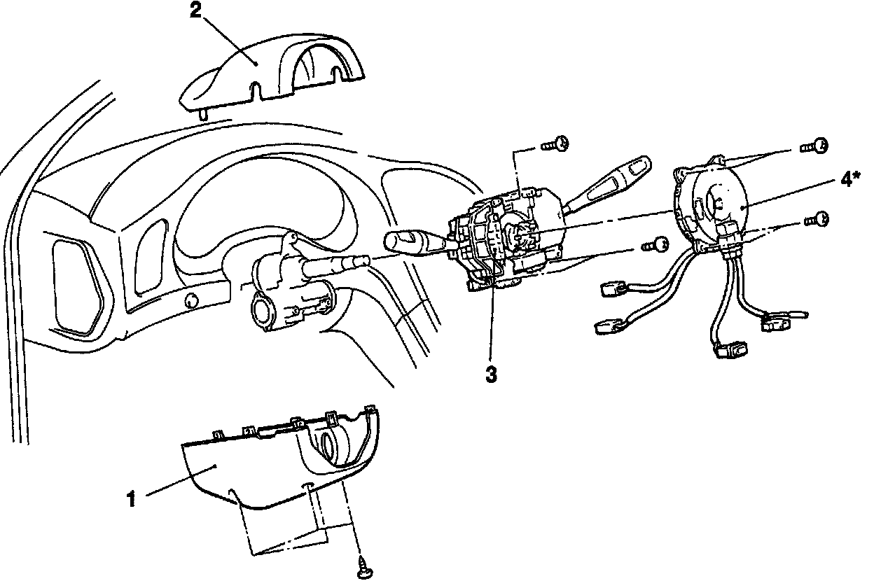 Factory diagram — Headlamp Switch