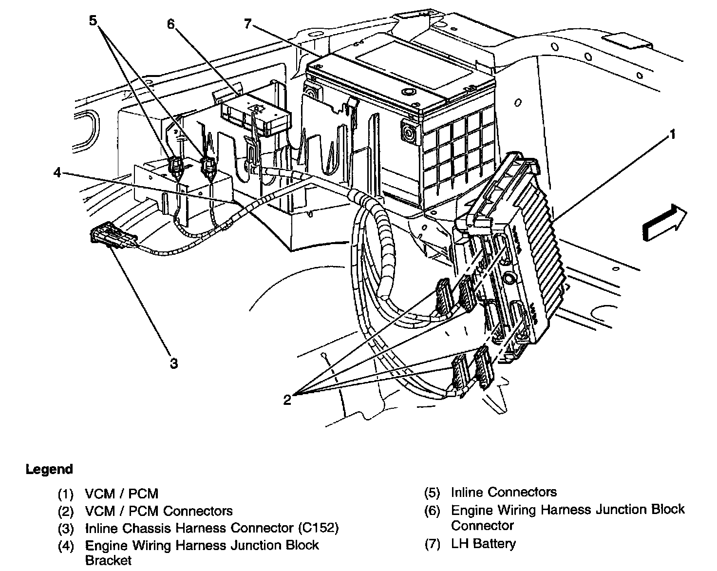 Factory diagram — Engine Control Module