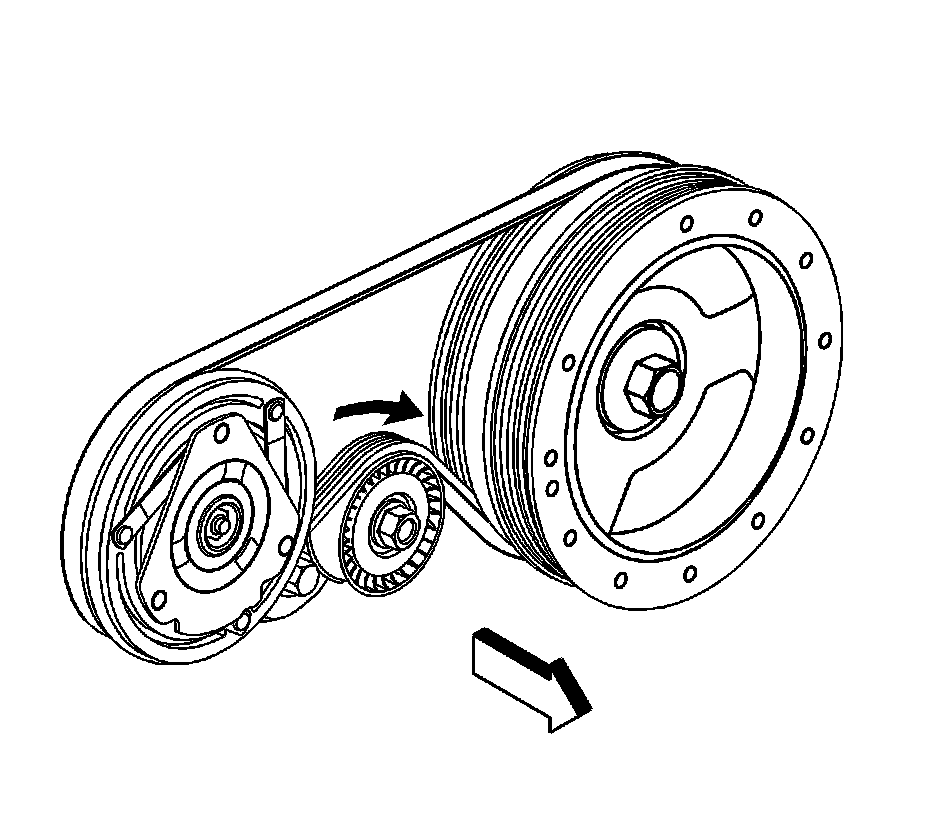Factory diagram — Drive Belt