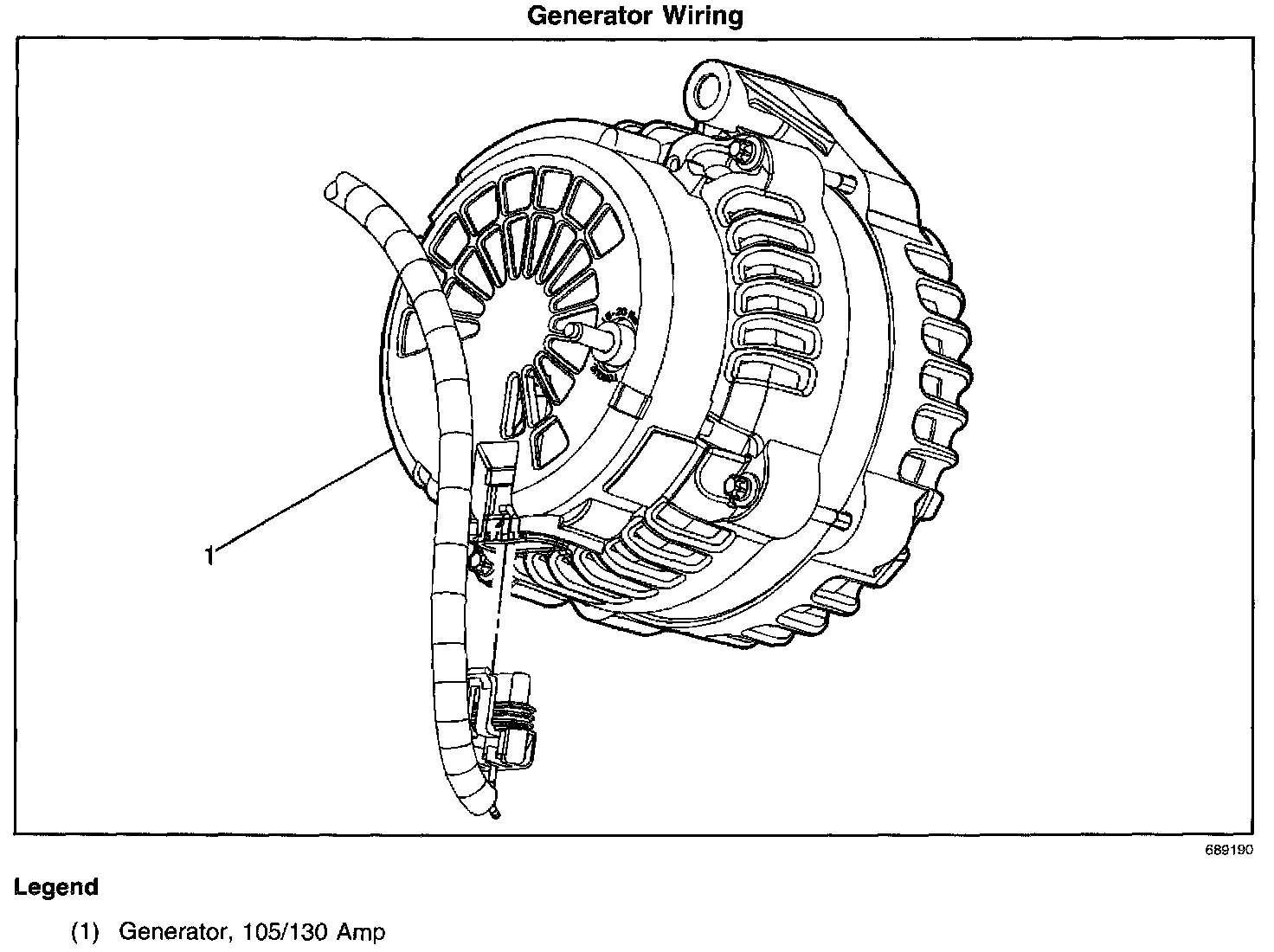 Factory diagram — Alternator