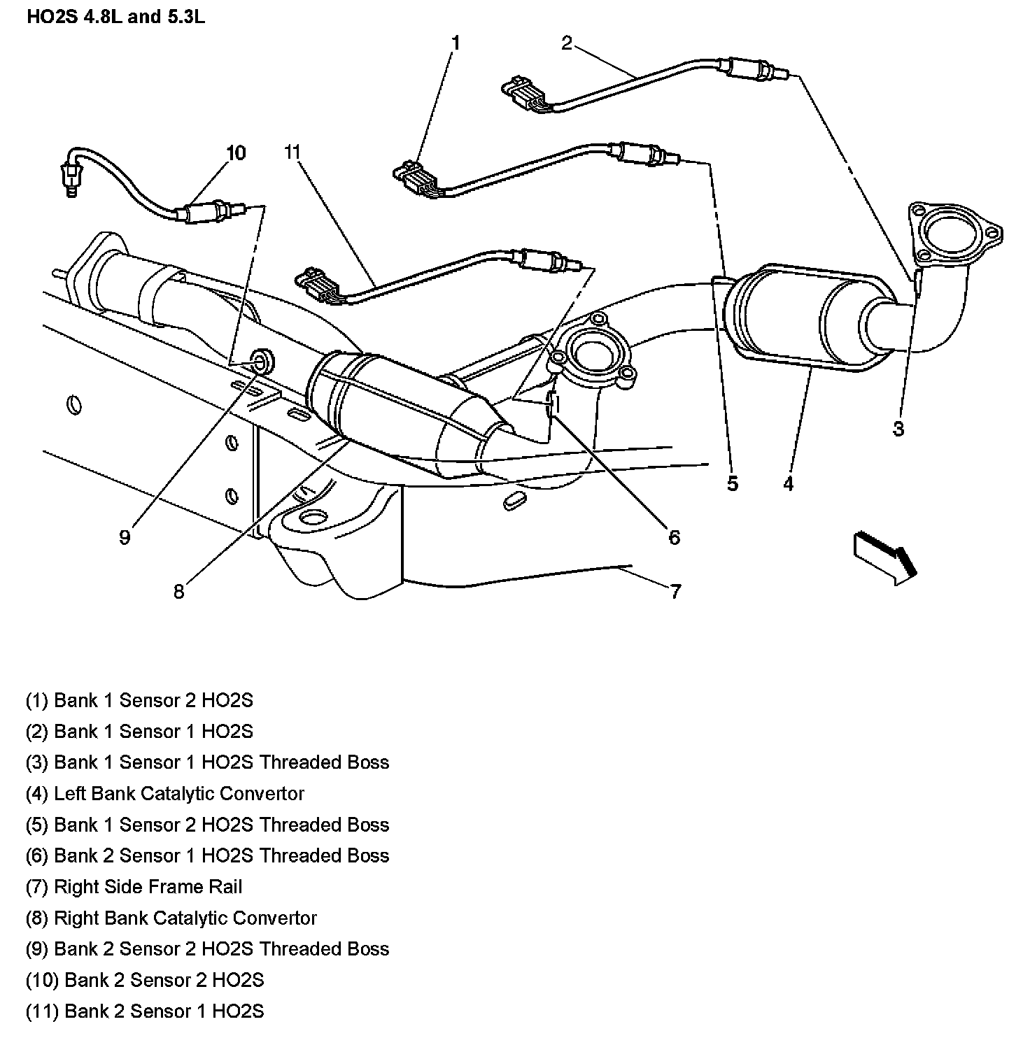 Factory diagram — Oxygen Sensor
