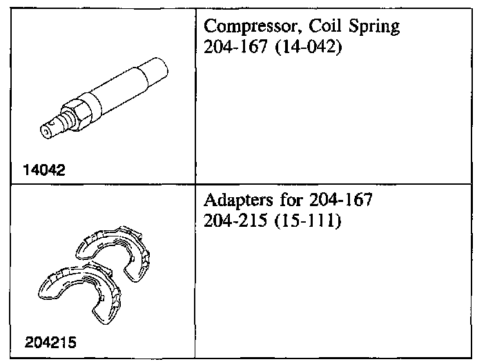Factory diagram — Suspension Spring ( Coil / Leaf )
