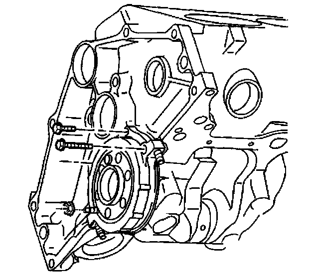 Factory diagram — Rear Crankshaft Main Bearing Seal