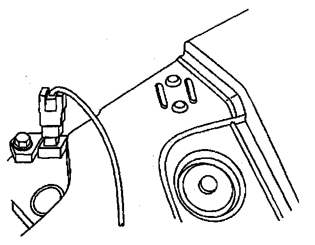 Factory diagram — Parking Brake Warning Switch