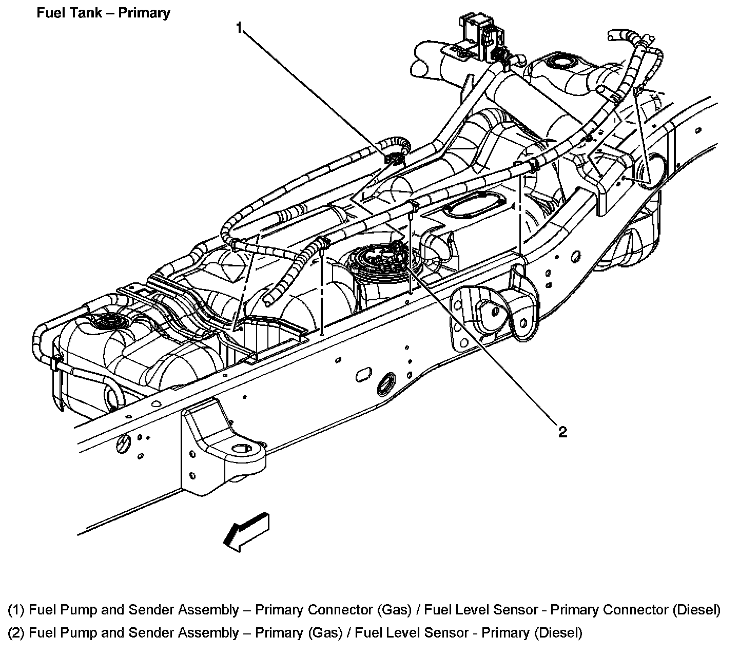 Factory diagram — Fuel Tank