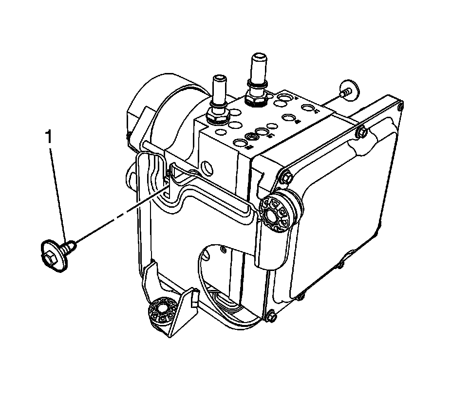 Factory diagram — Hydraulic Control Assembly - Antilock Brakes