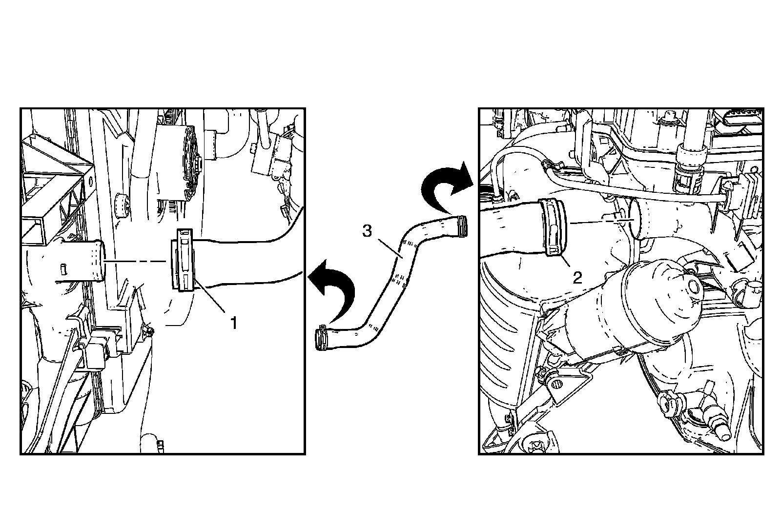 Factory diagram — Radiator Hose