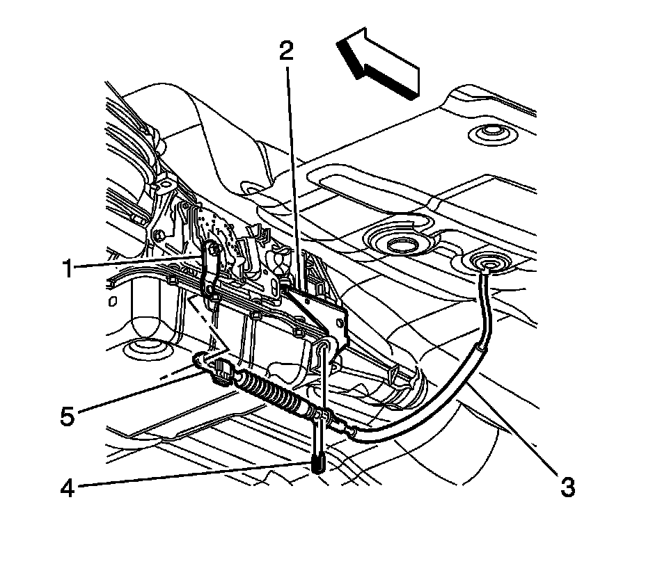 Factory diagram — Shift Cable
