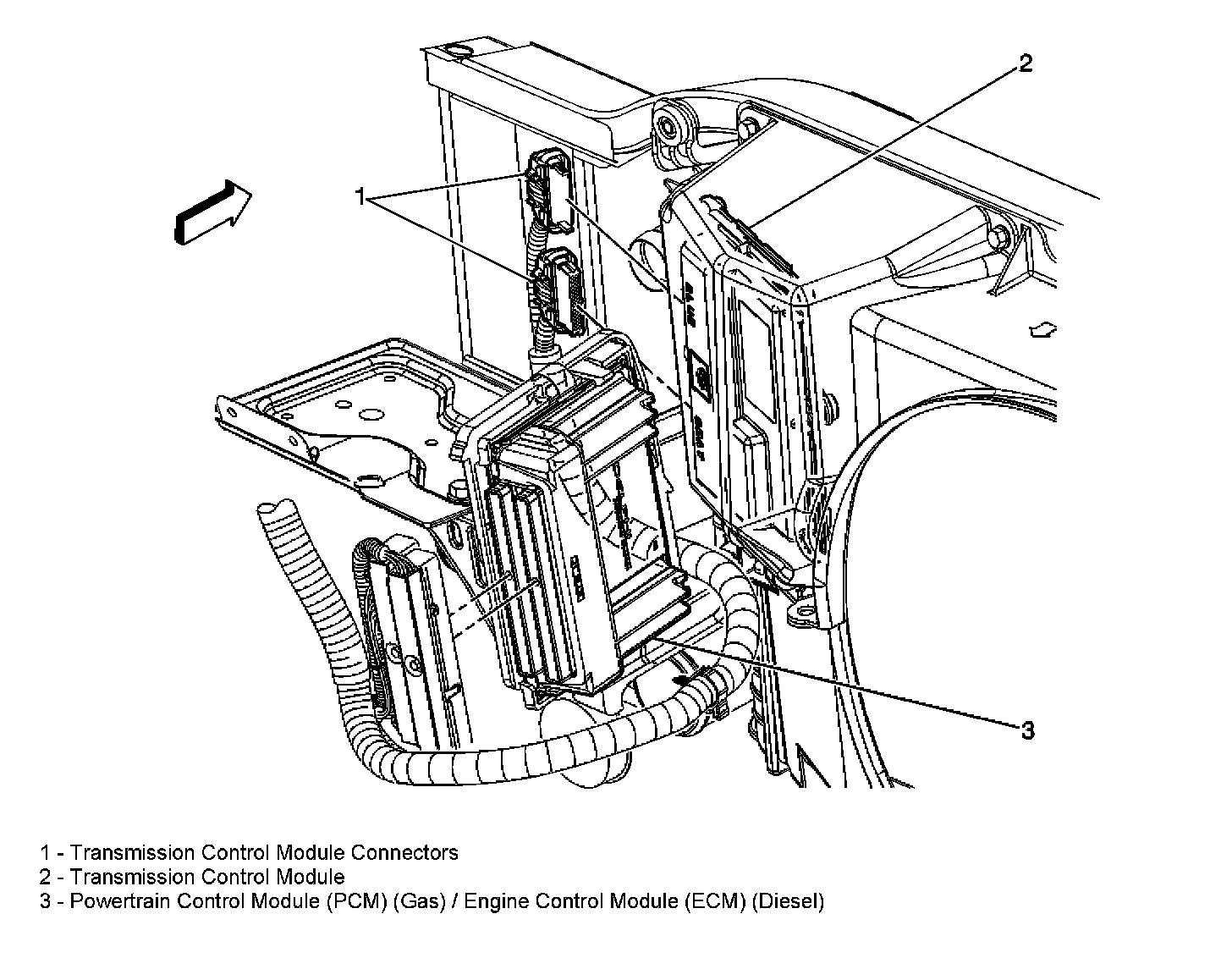Factory diagram — Allison Automatic Transmission