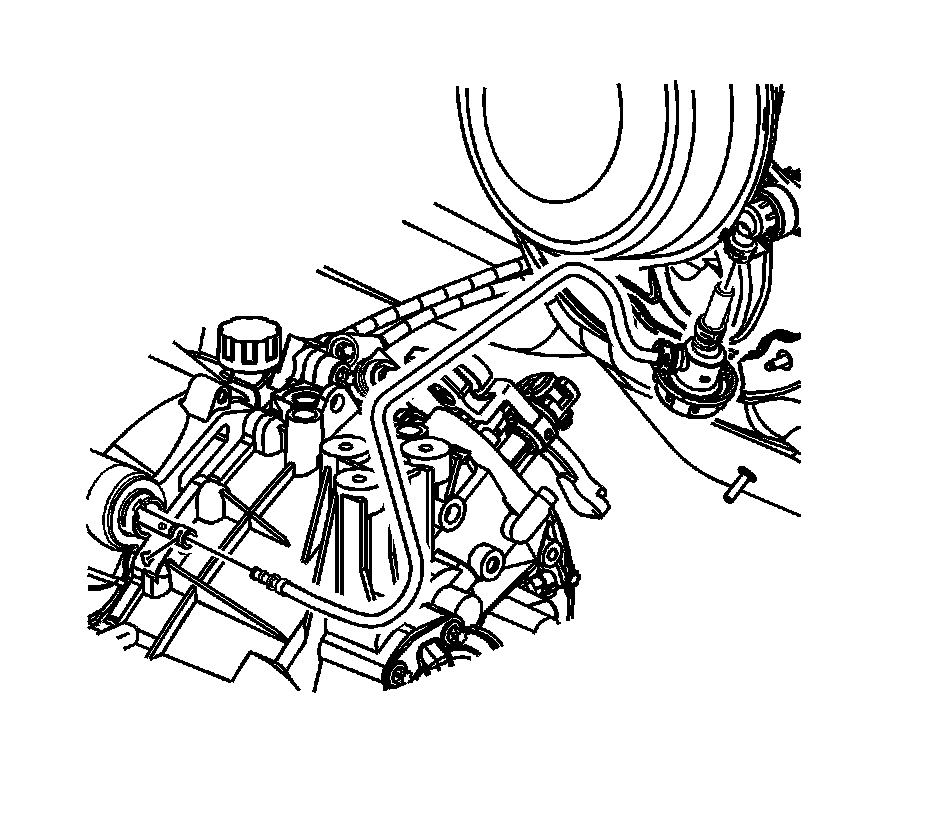 Factory diagram — Clutch Slave Cylinder