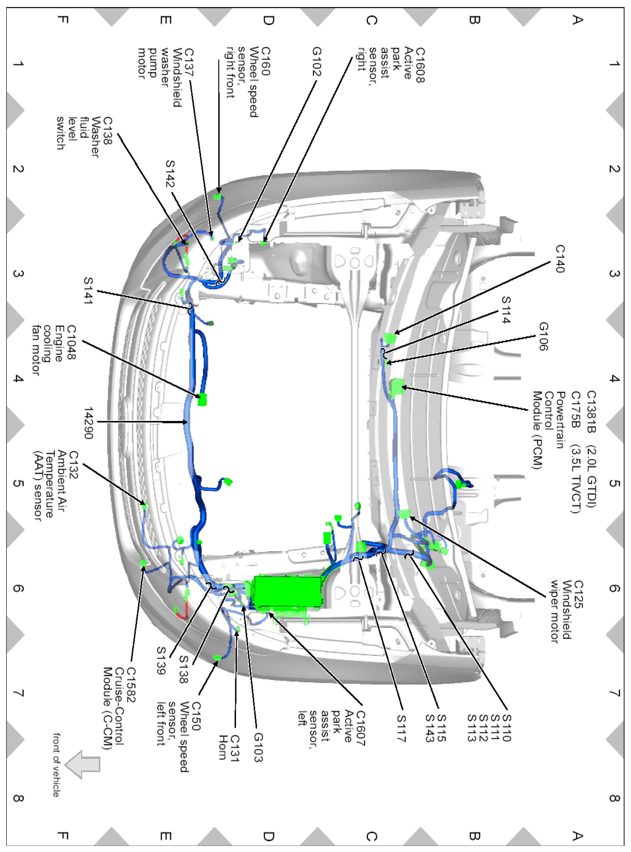 Factory diagram — Wheel Speed Sensor