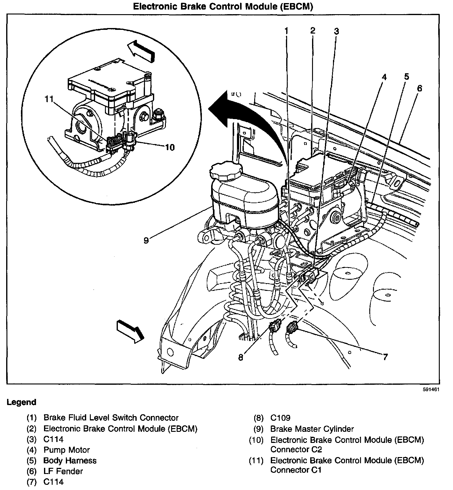 Factory diagram — Brake Master Cylinder