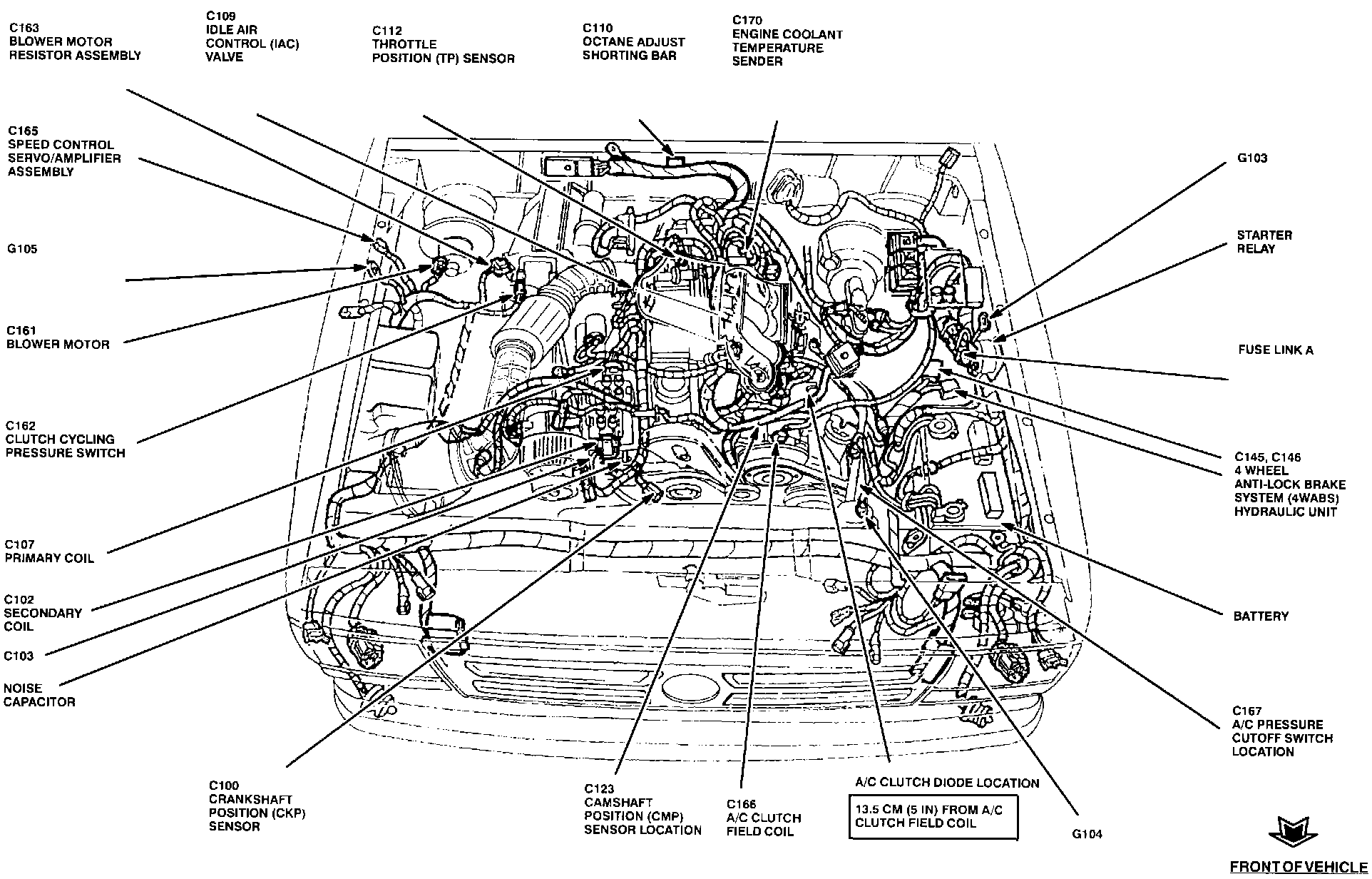 Factory diagram — Starter Relay