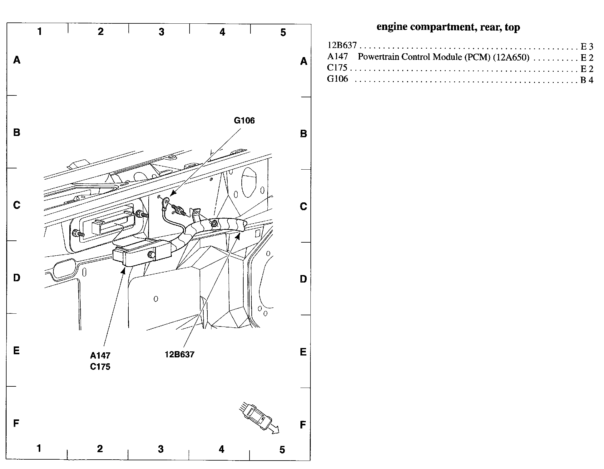 Factory diagram — Engine Control Module