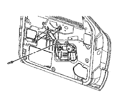 Factory diagram — Front Door Window Regulator