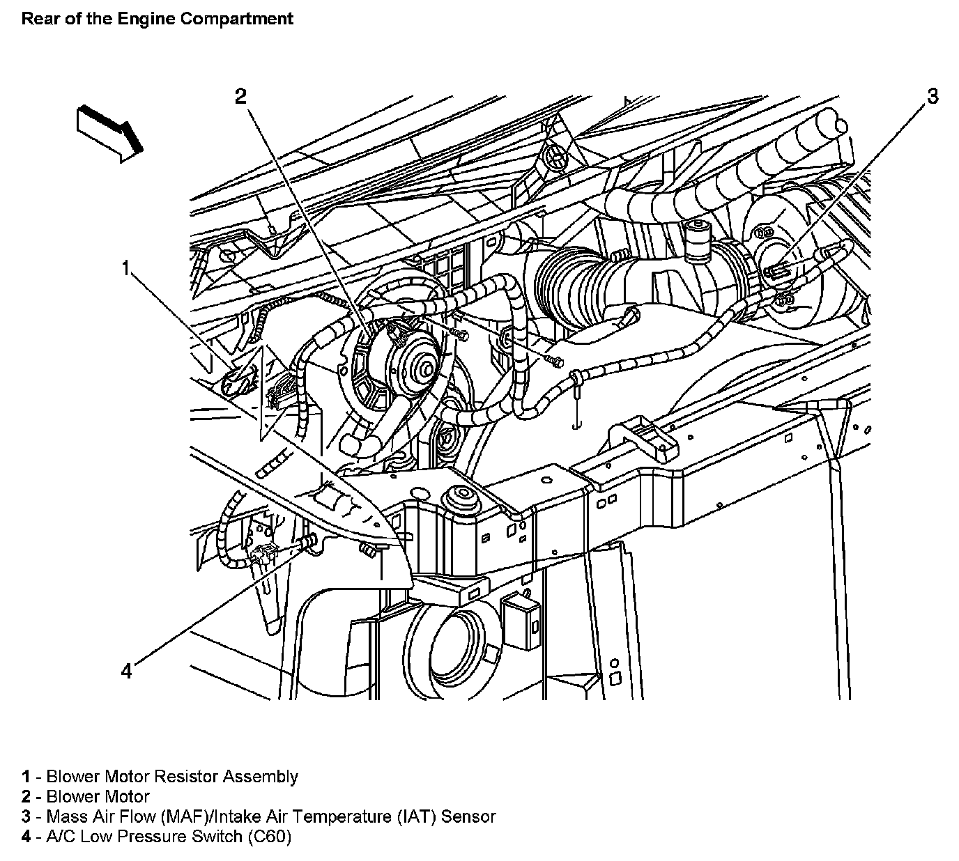 Factory diagram — Low Pressure Sensor / Switch