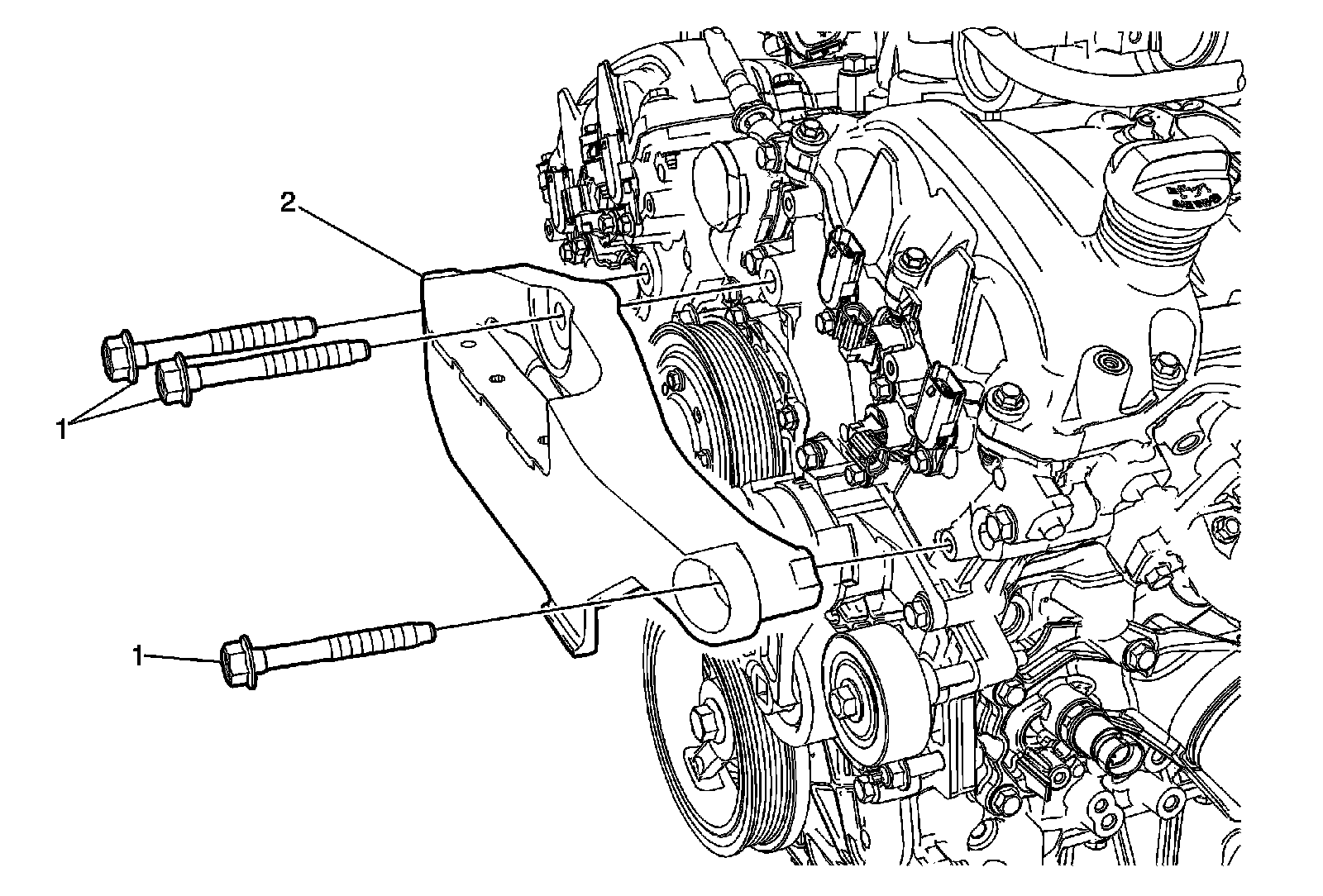Factory diagram — Engine Mount