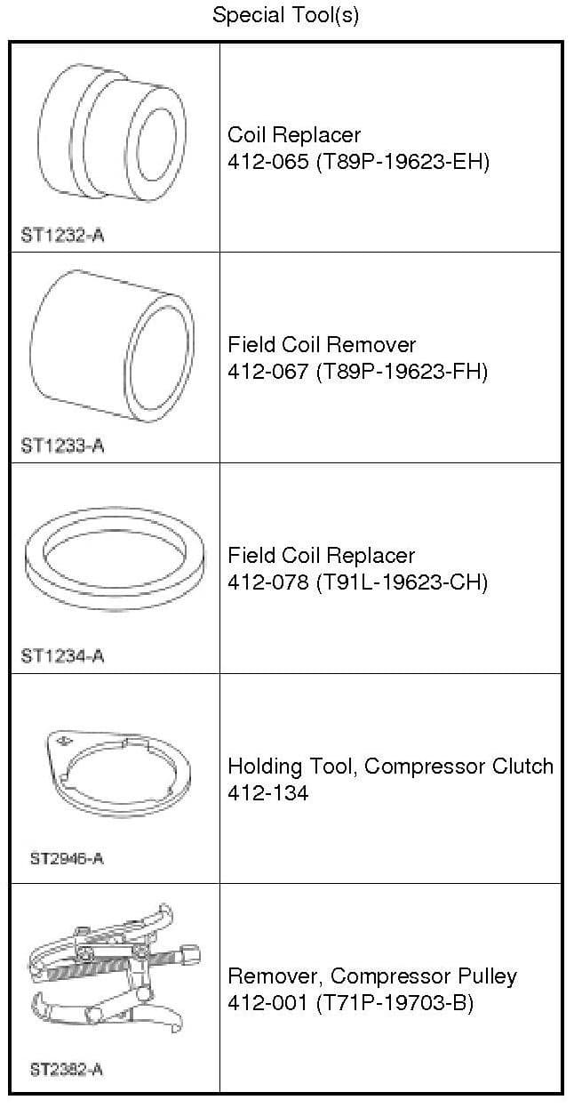 Factory diagram — Compressor Clutch