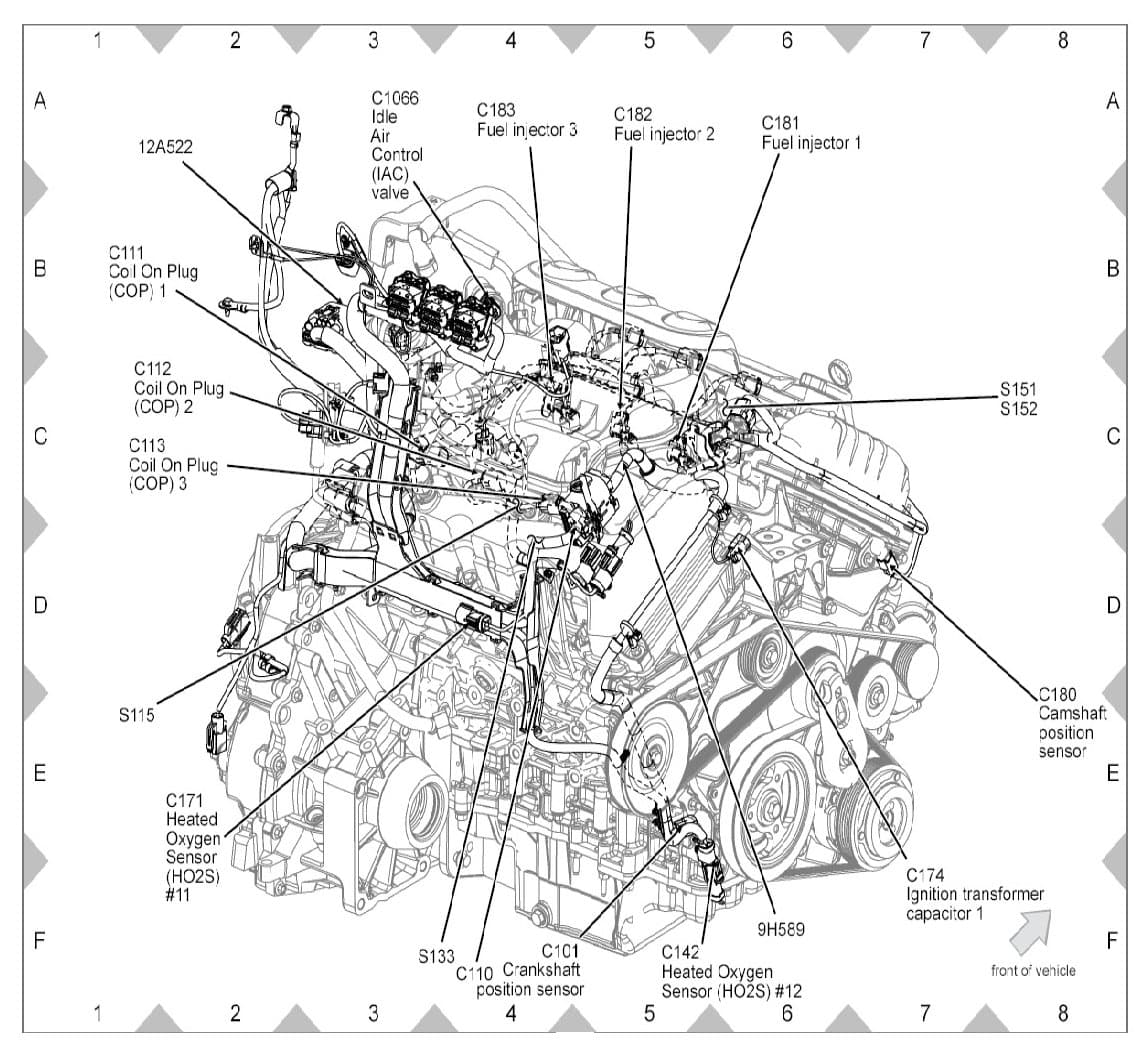 Factory diagram — Camshaft Position Sensor