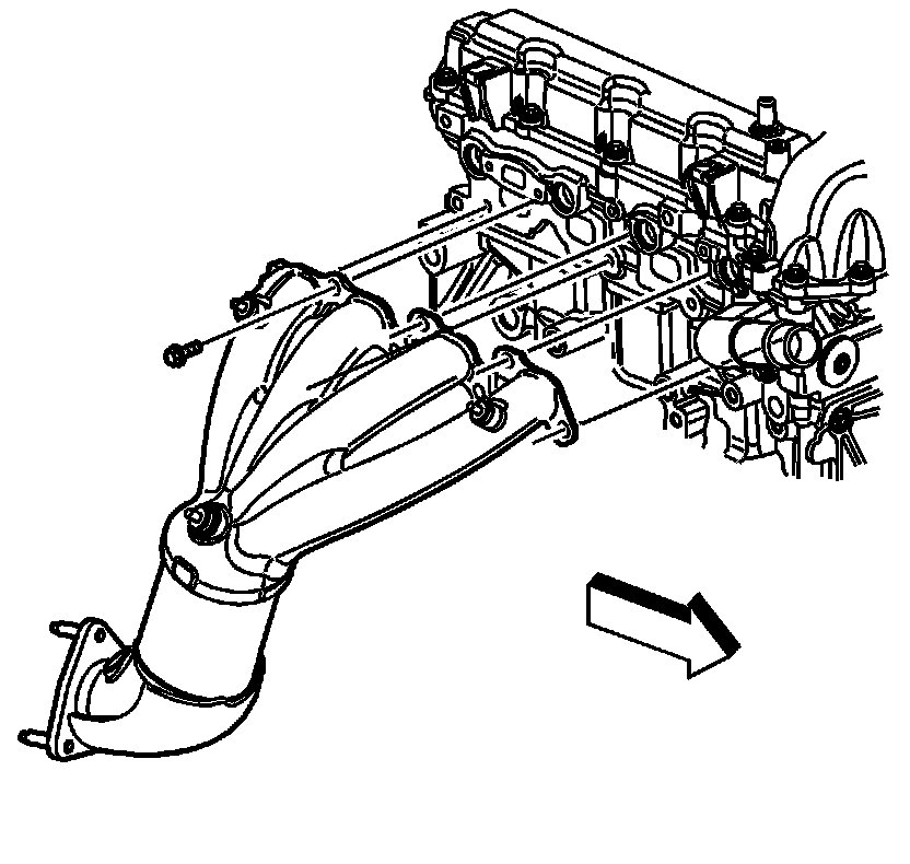Factory diagram — Exhaust Manifold