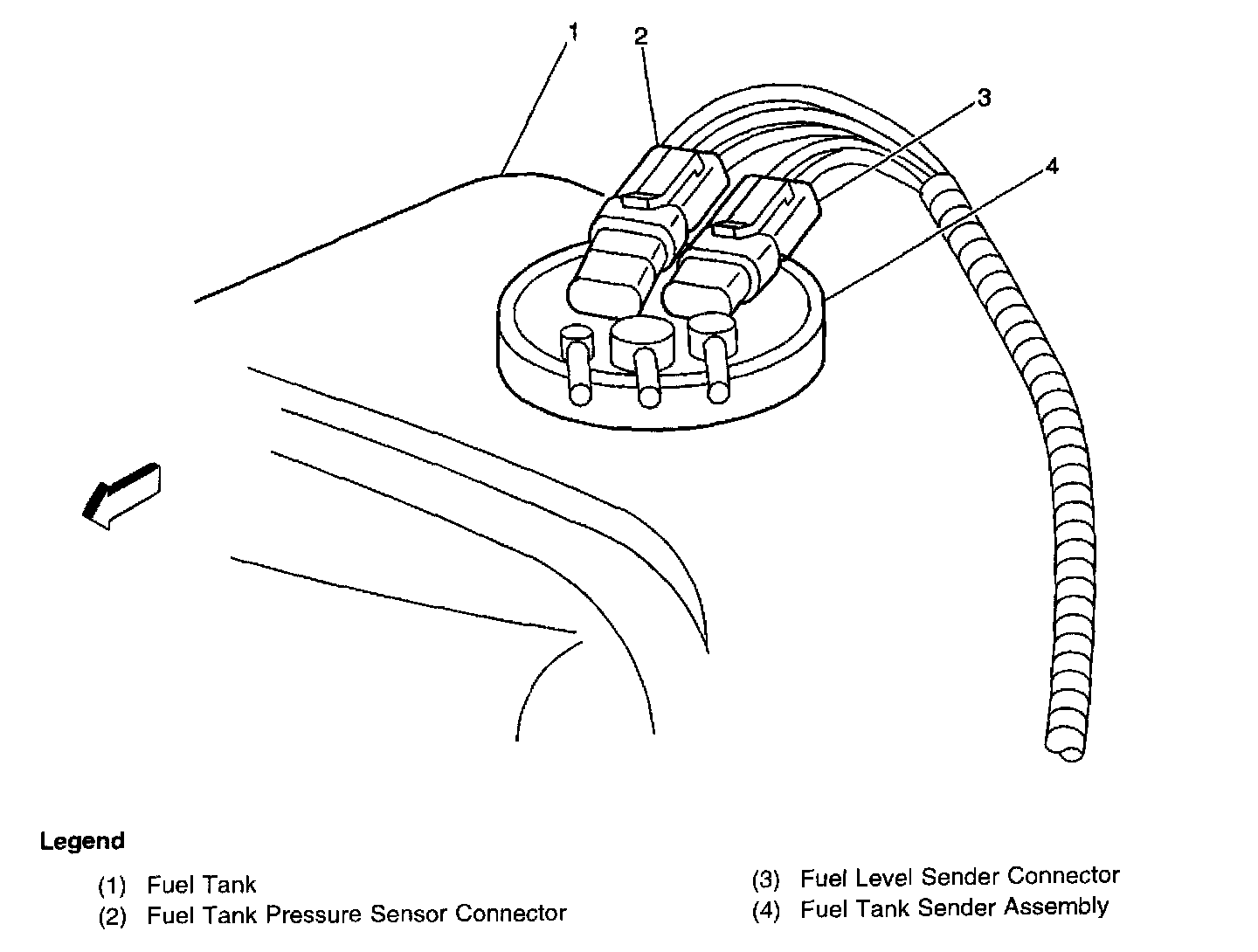 Factory diagram — Fuel Gauge Sender
