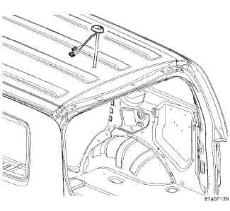 Factory diagram — Antenna, Radio