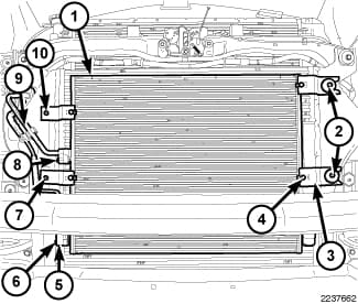 Factory diagram — Condenser HVAC