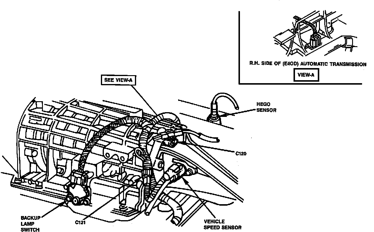 Factory diagram — Backup Lamp Switch