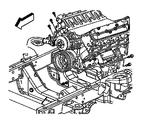 Factory diagram — Engine Mount