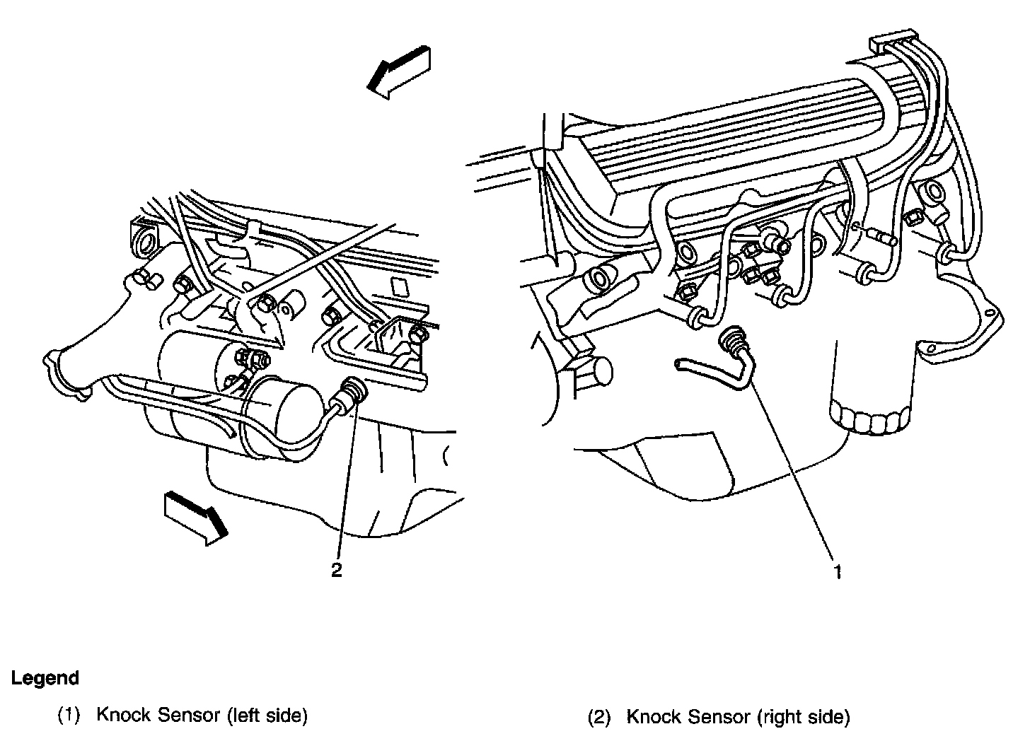 Factory diagram — Knock Sensor
