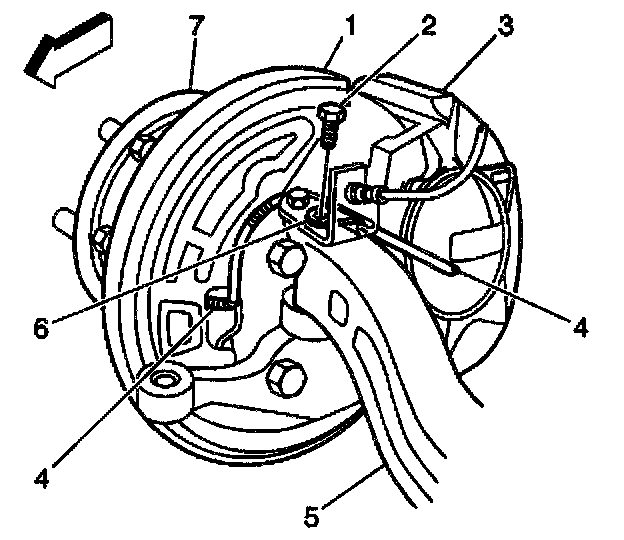 Factory diagram — Brake Caliper