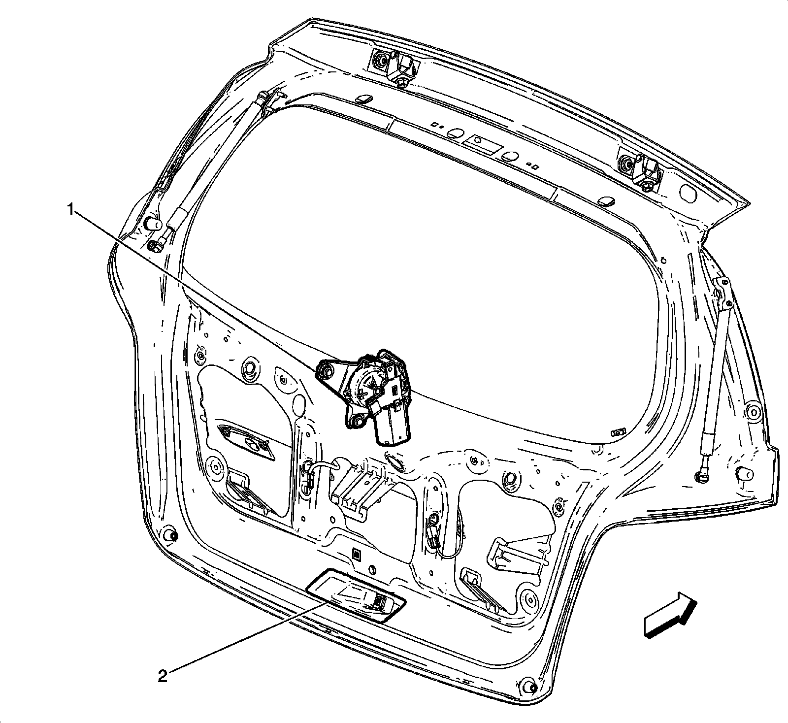 Factory diagram — Wiper Motor