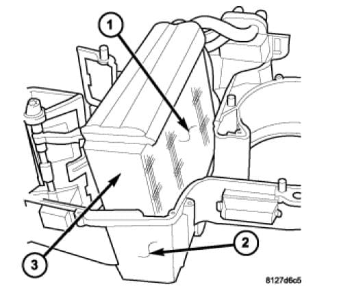 Factory diagram — Evaporator Core