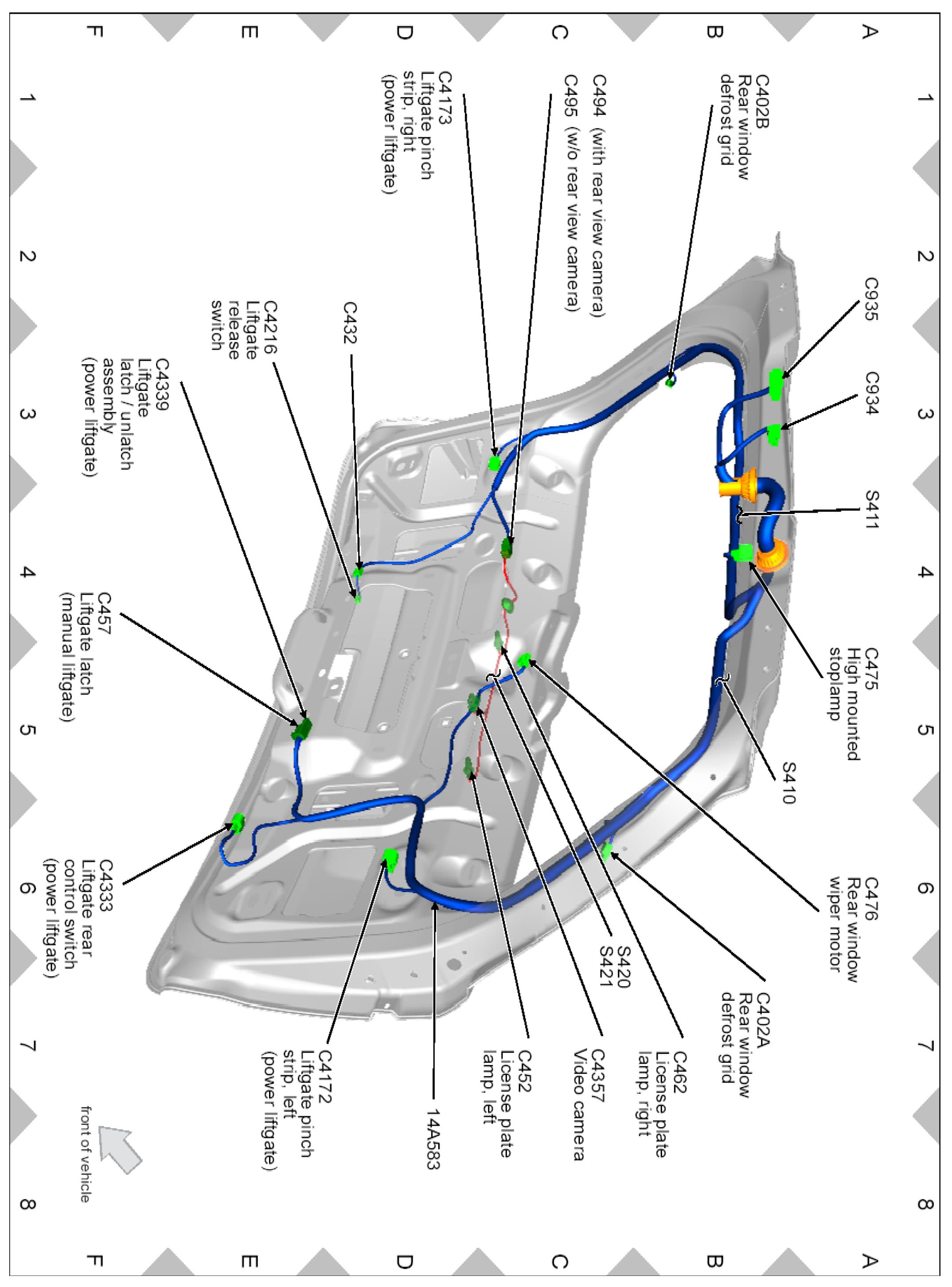 Factory diagram — Wiper Motor