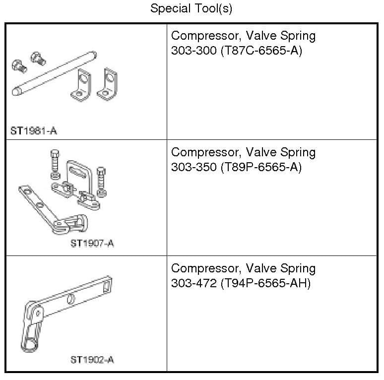 Factory diagram — Valve Spring