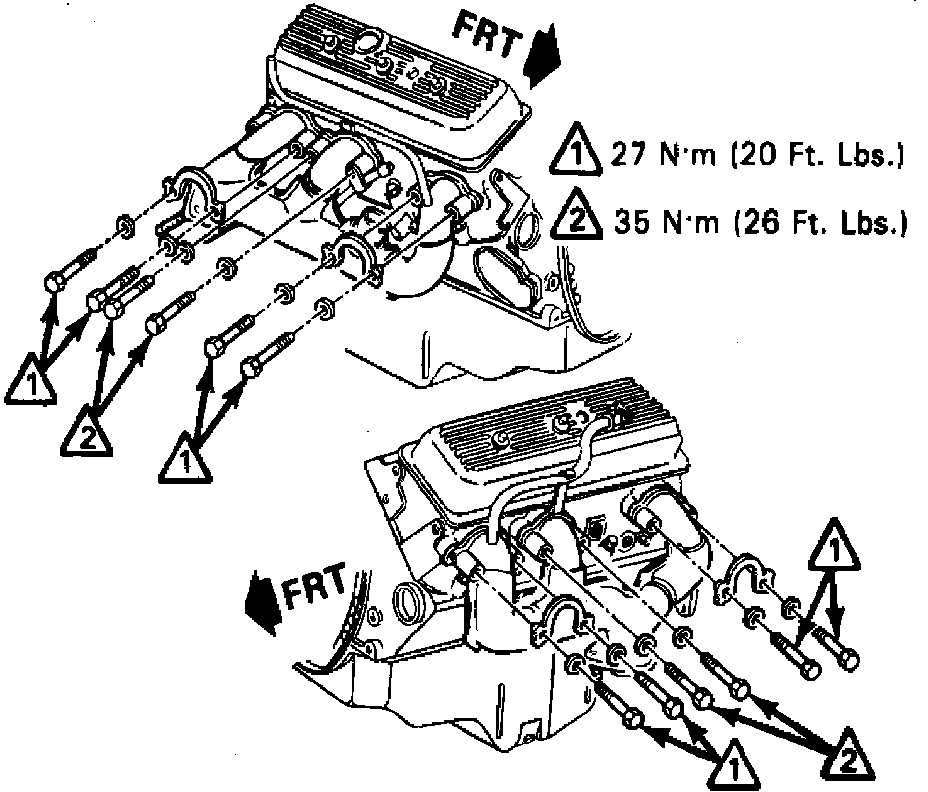 Factory diagram — Exhaust Manifold