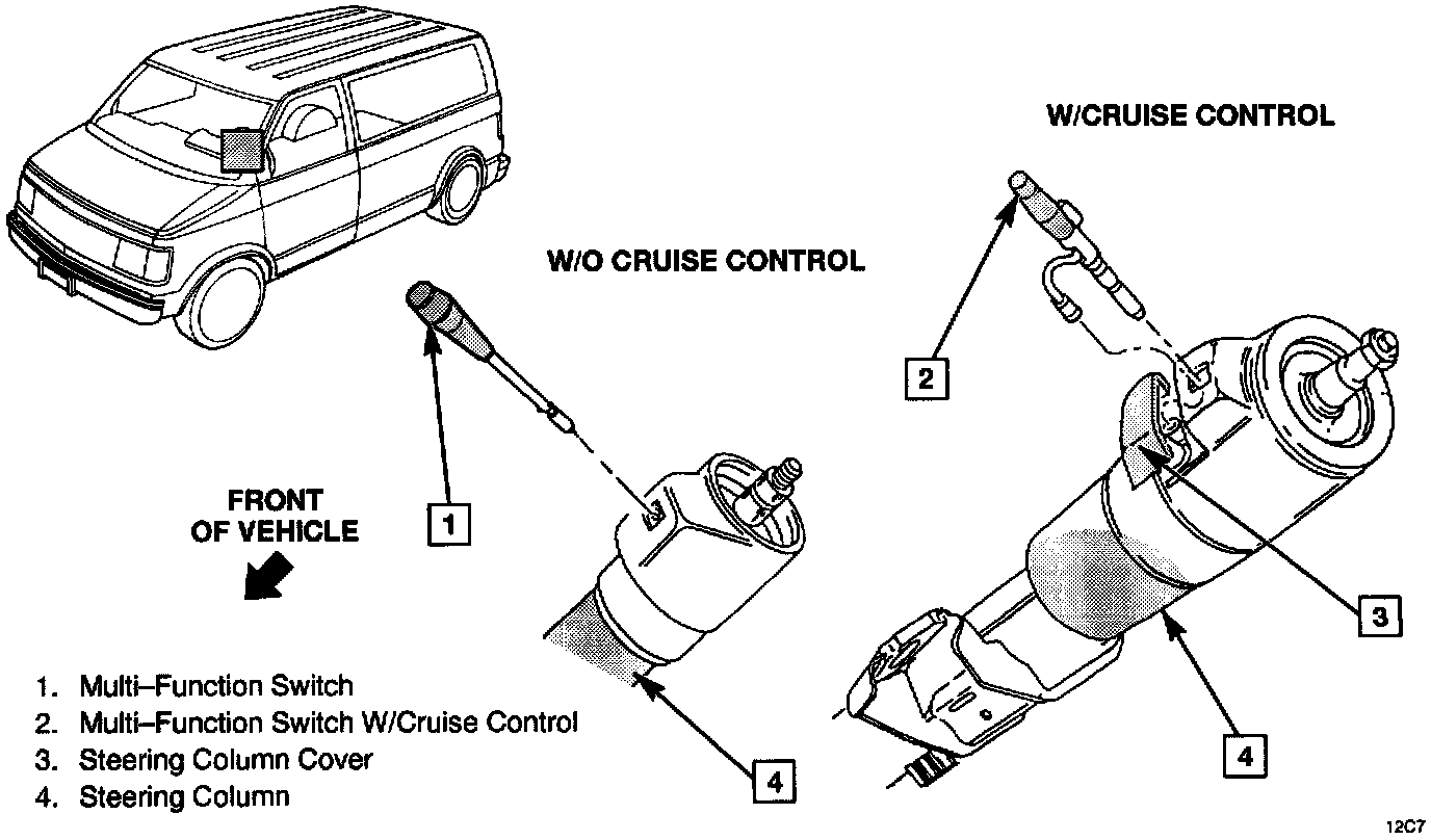 Factory diagram — Wiper Switch