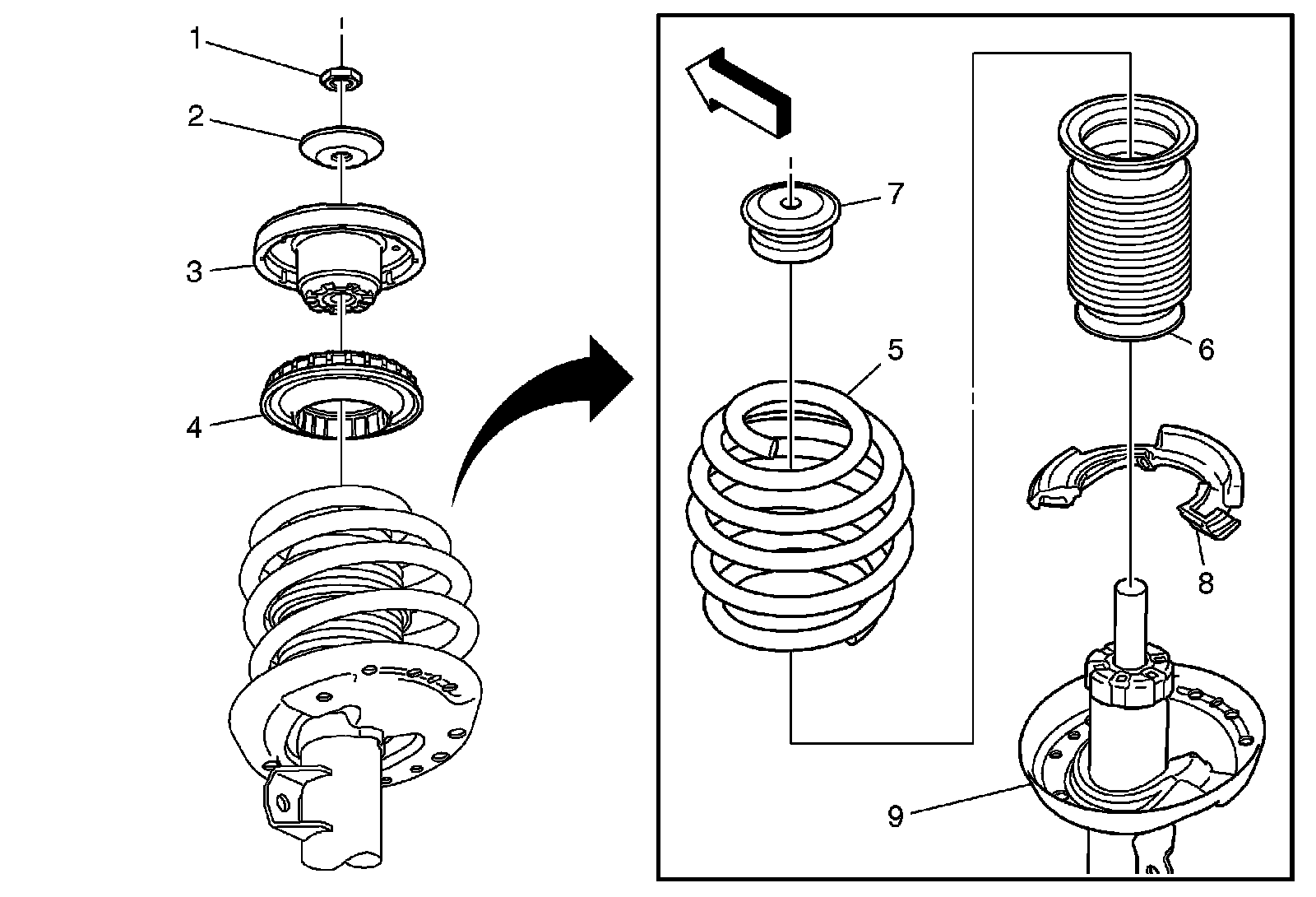 Factory diagram — Suspension Spring ( Coil / Leaf )