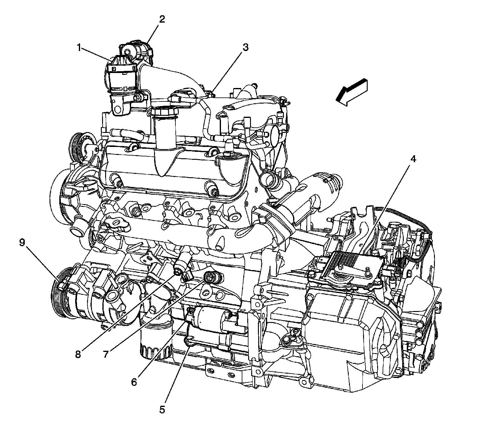 Factory diagram — Oil Pressure Sensor